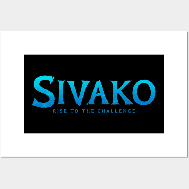 Sivako: Rise to the Challenge Wall Art by plasticknivespress